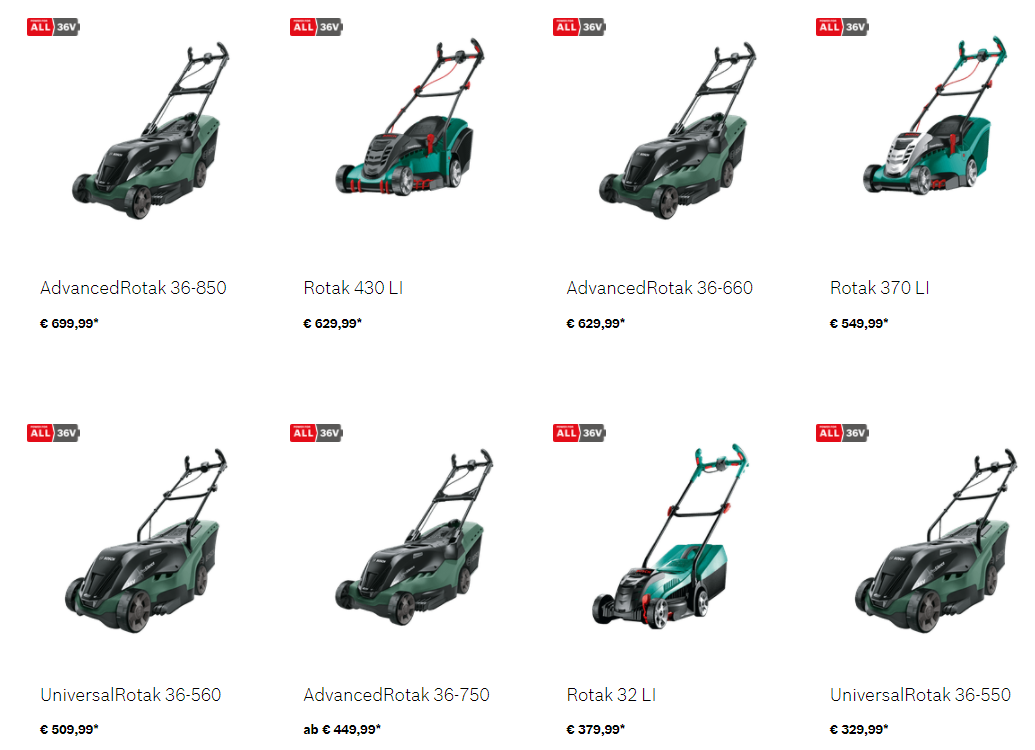 Bosch Akku Rasenmäher Ersatzakku ersatzakkukaufen.de