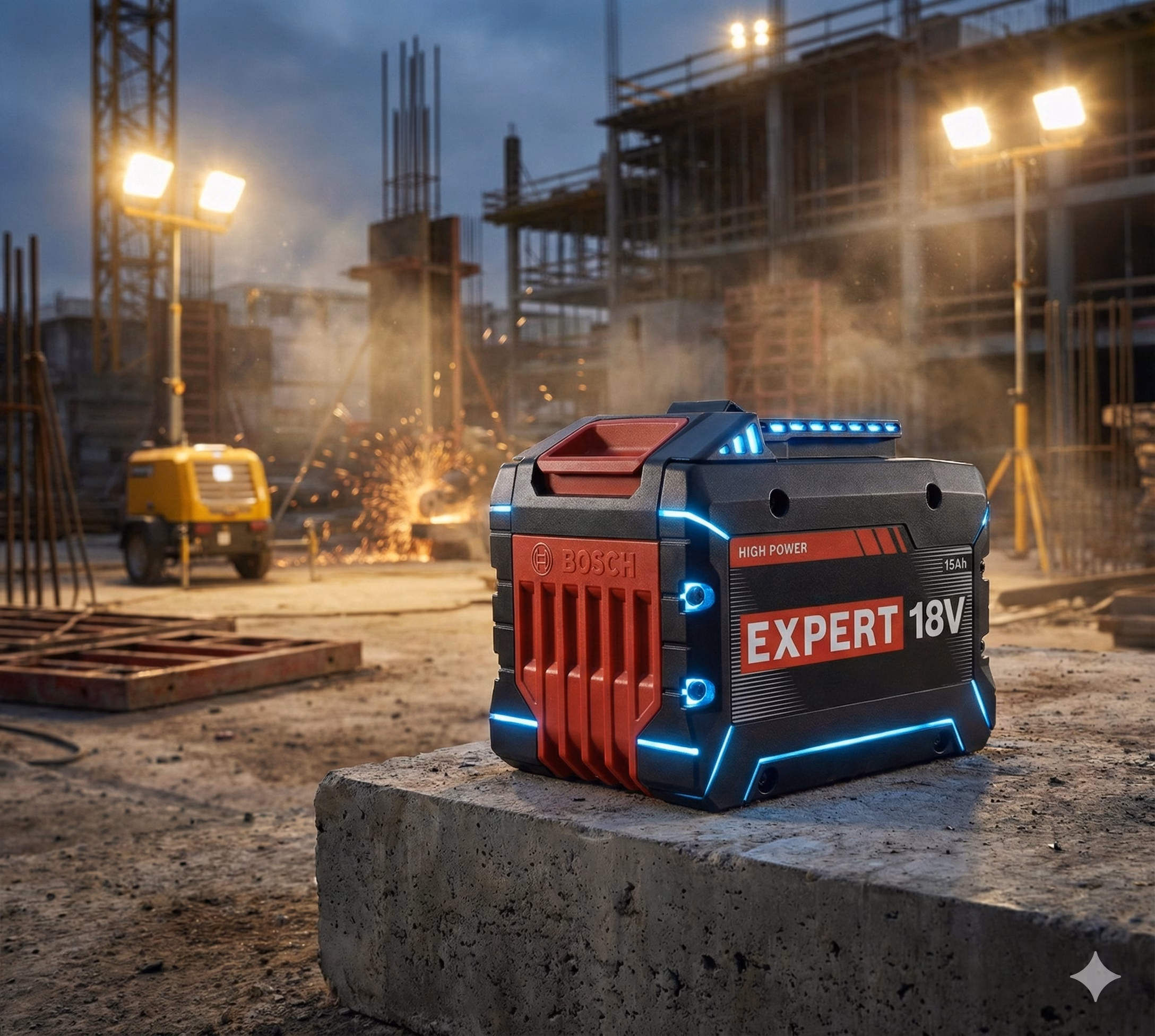 Bosch Expert 15.0 Ah Akku mit 270 Wh für maximale Laufzeit